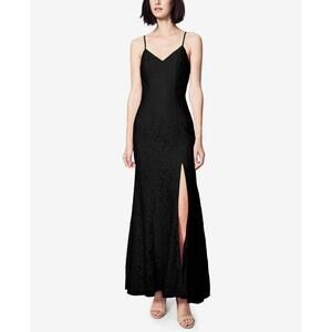 Fame And Partners Womens Lace Sheath Evening Dress Size 8